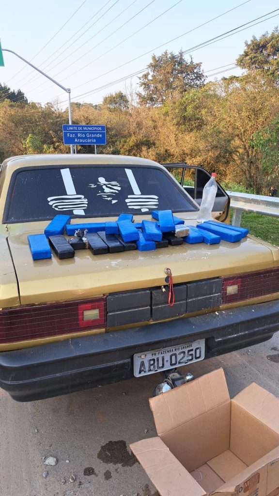 GMA em Ação mais de 12kg de drogas apreendida na área rural