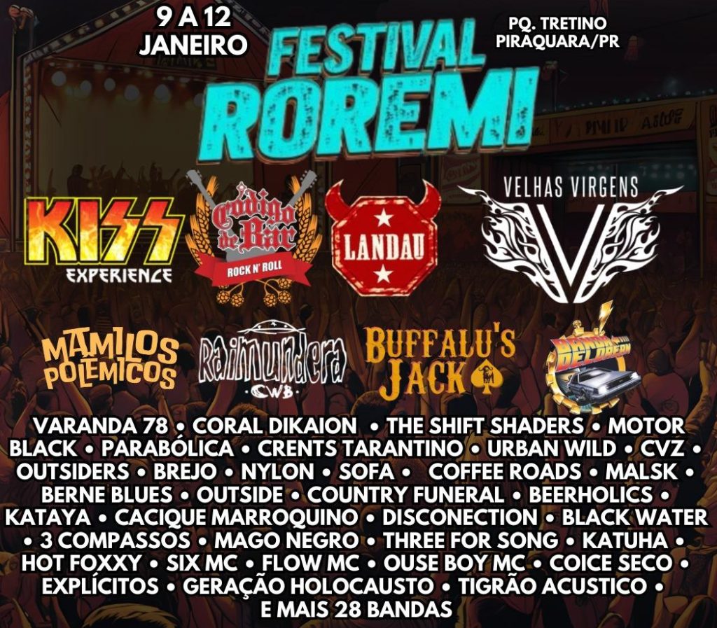 Bandas de Araucária serão destaque em festival na cidade de Piraquara