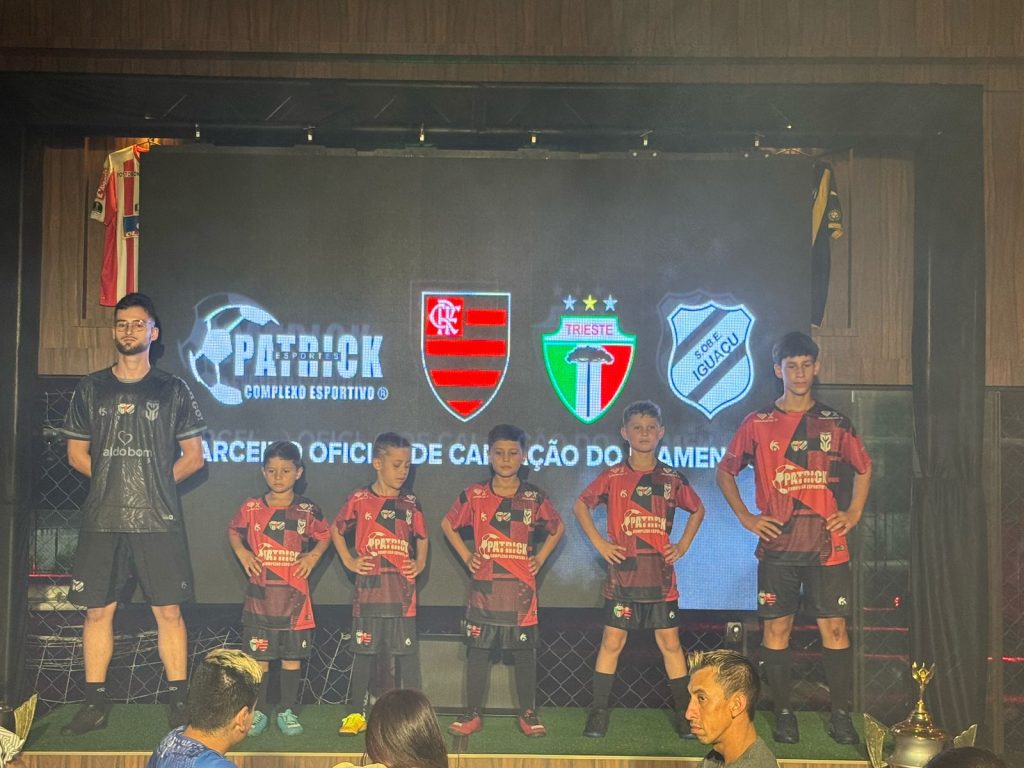 Patrick Esportes faz lançamento oficial de sua parceria com o Trieste\Flamengo