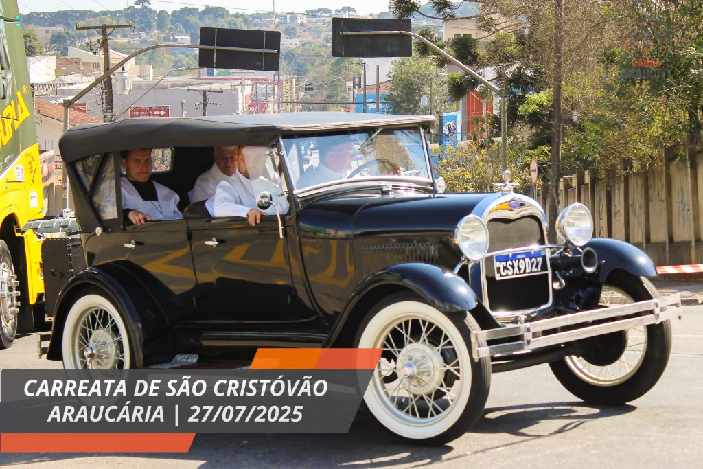 Carreata de São Cristóvão mais uma vez é sucesso em Araucária