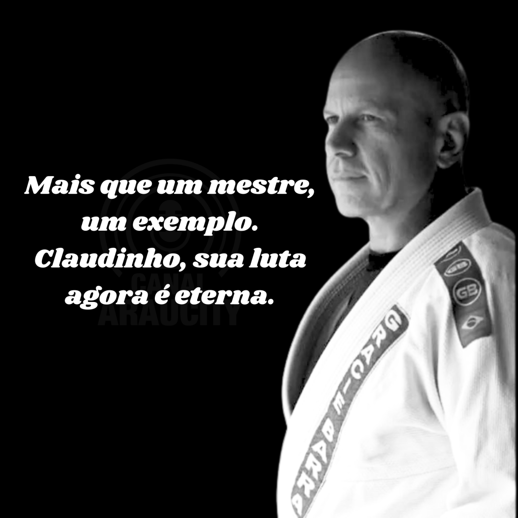 Araucária se despede do Mestre Claudinho, referência do Jiu-Jitsu em Araucária