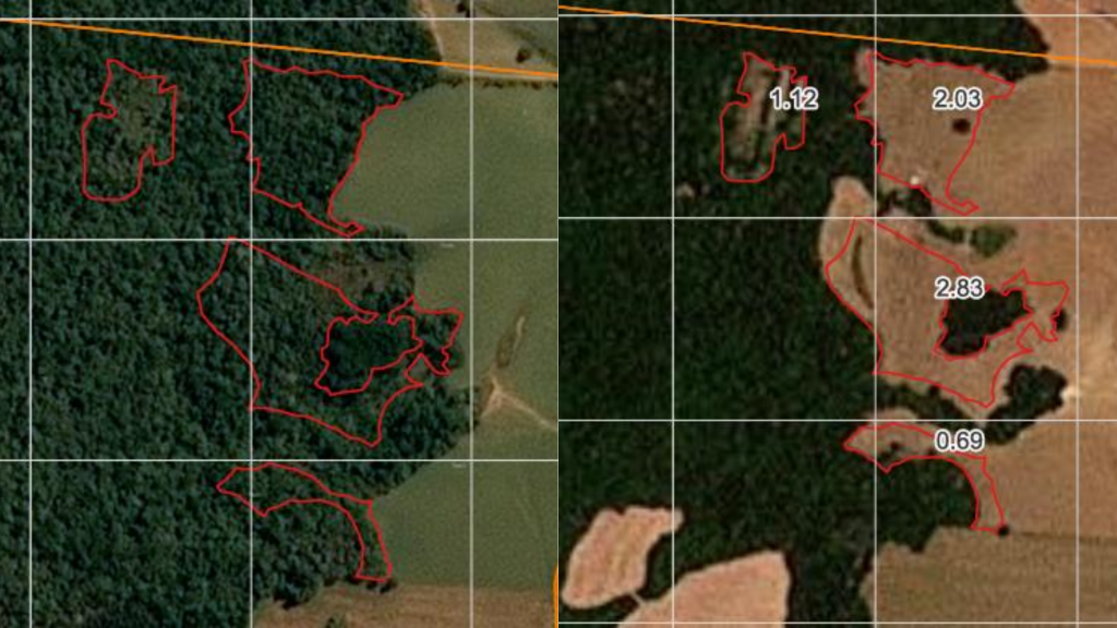 Tecnologia de ponta: PMPR utiliza imagens de satélite e identifica desmatamento ilegal na Lapa